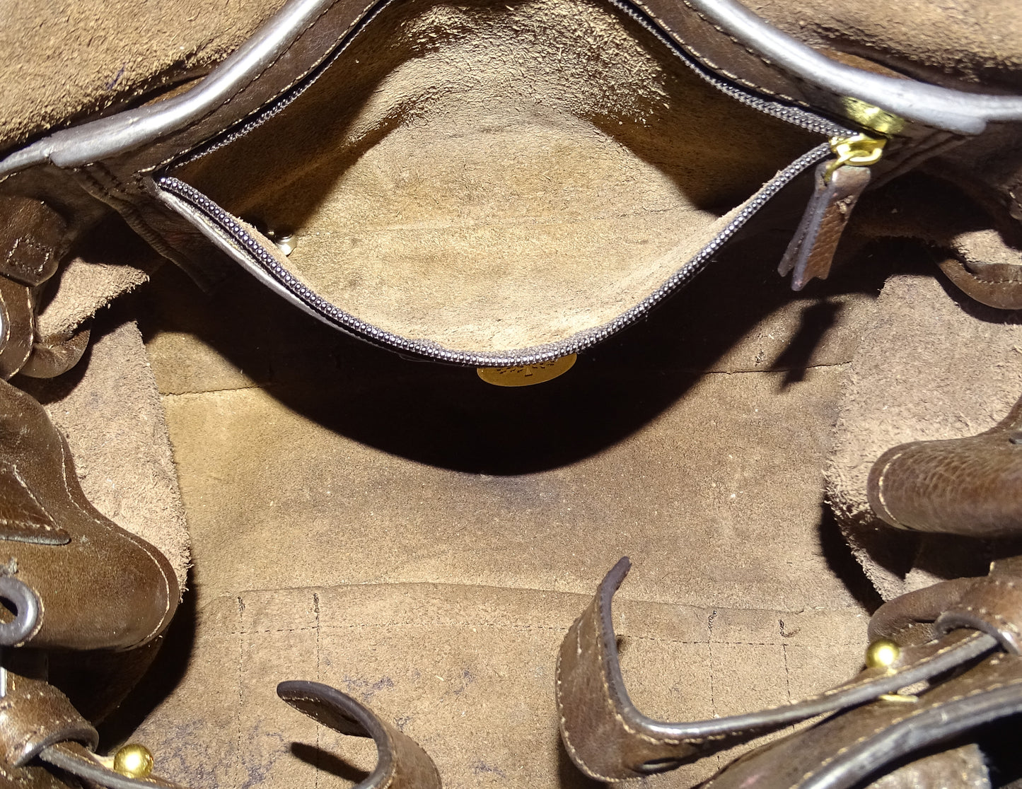 Mulberry Bayswater Satchel with Strap Dark Brown Leather