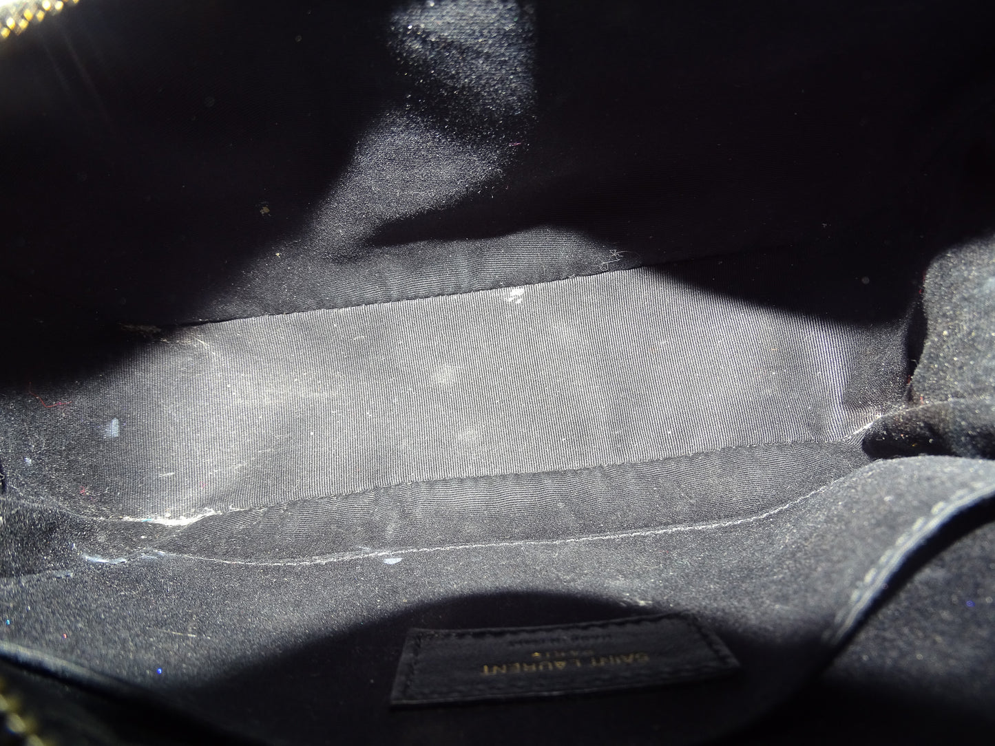 Saint Laurent Lou Camera Bag Black Croc Embossed GHW 2022
