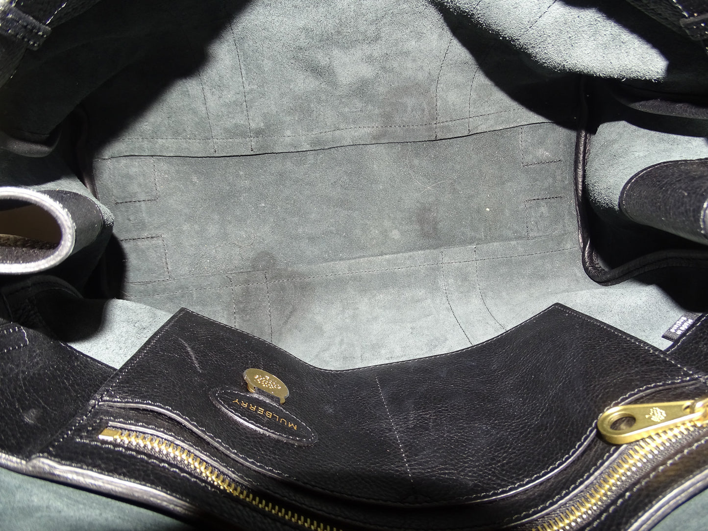 Mulberry Bayswater Classic Black NVT Brass HW