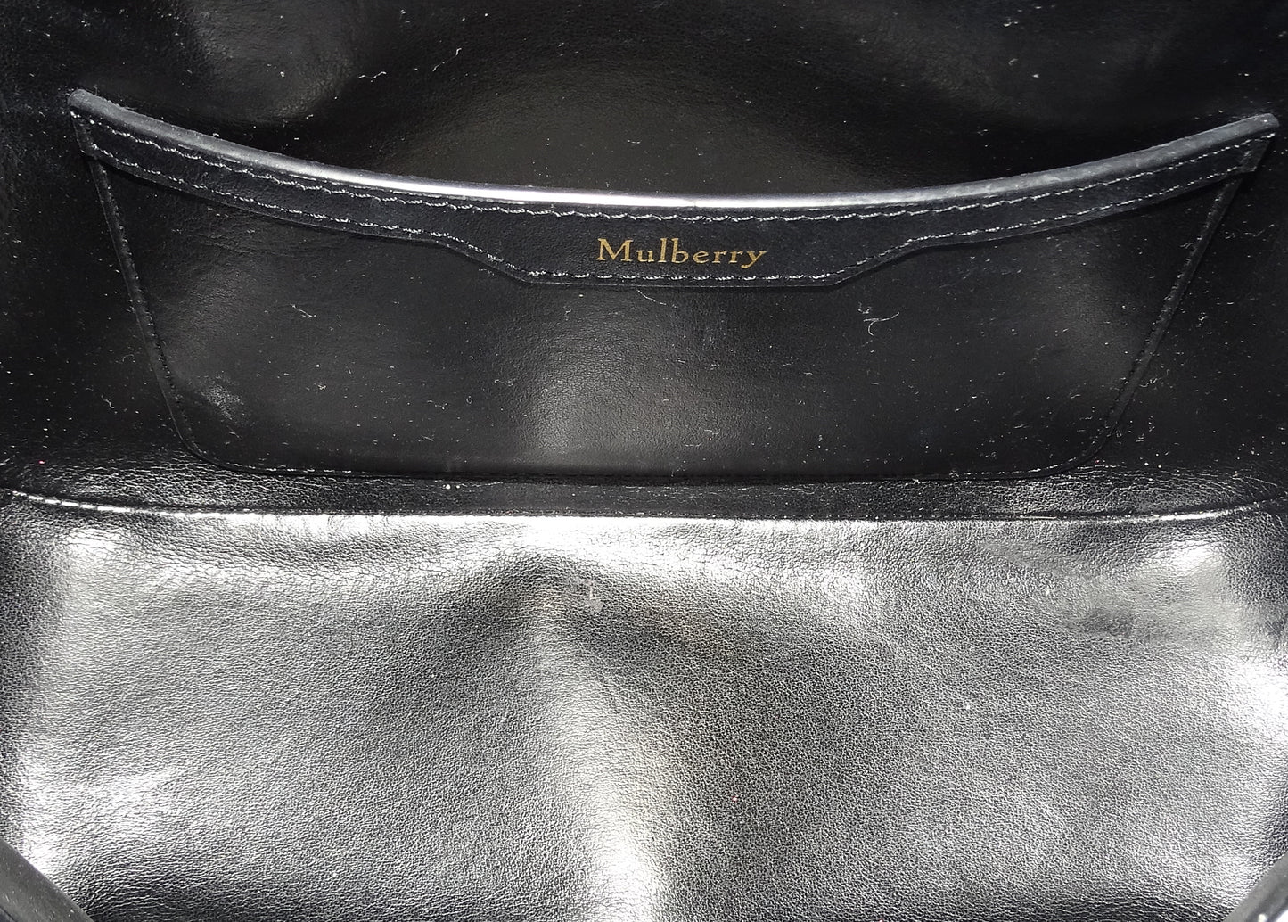 Mulberry East West Amberley Shoulder Bag Black GHW