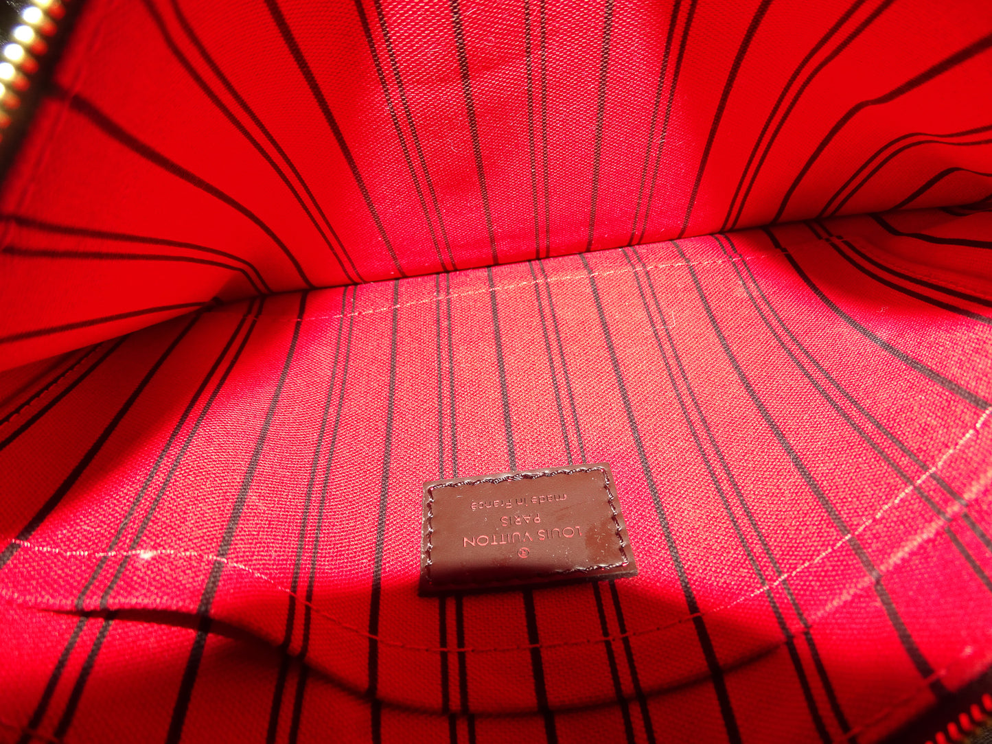 Louis Vuitton Neverfull Pochette Damier Ebene