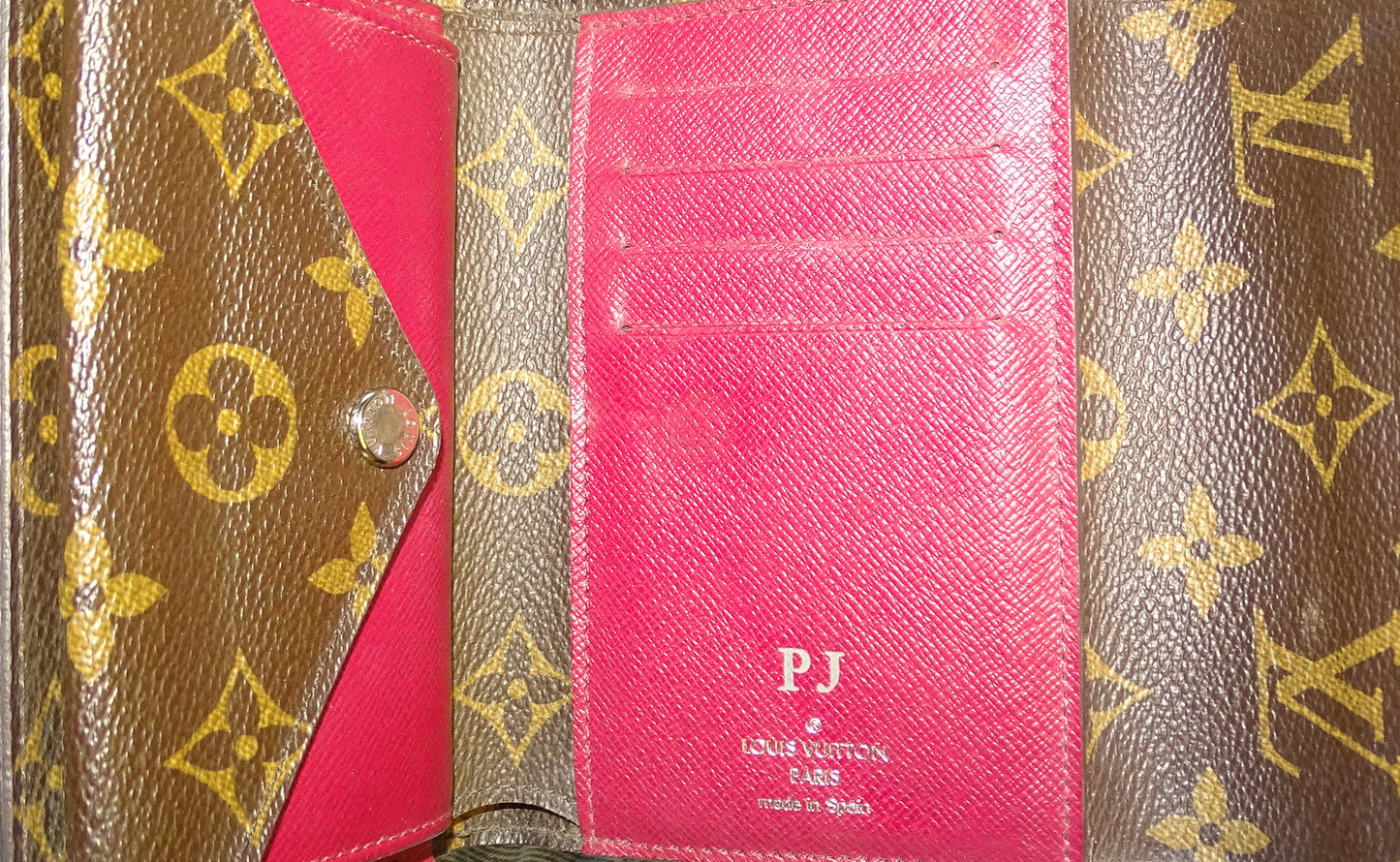 Louis Vuitton Marie-Lou Wallet Compact Monogram & Epi Leather CA1103