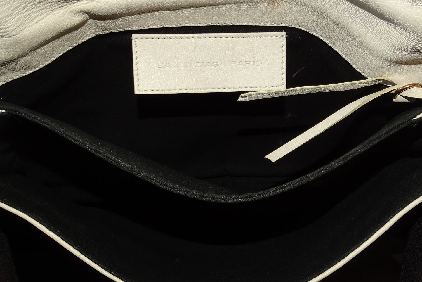 Balenciaga Arena Clutch In Ivory Calfskin Giant 12 Vintage