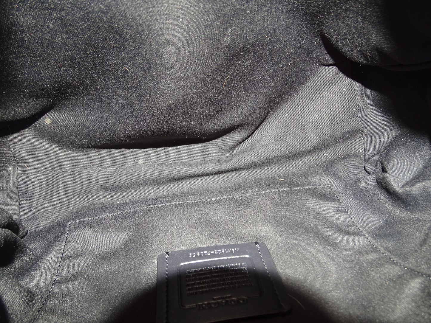 Coach Mia Shoulder Bag In Black Grained Leather