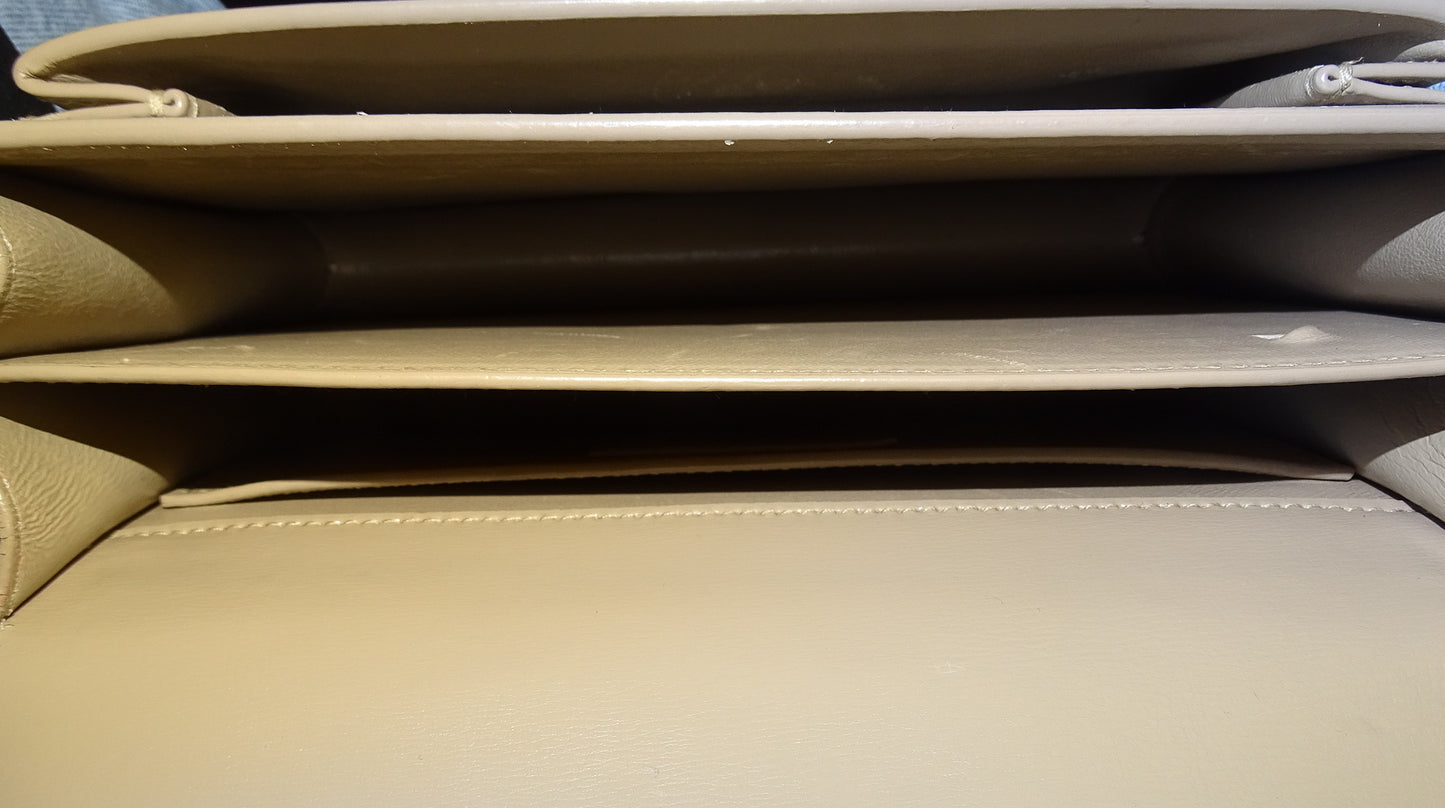 Saint Laurent Sunset Medium Beige With Gold Hardware