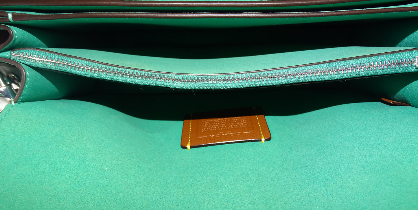 Coach Tabby 26 Green Leather
