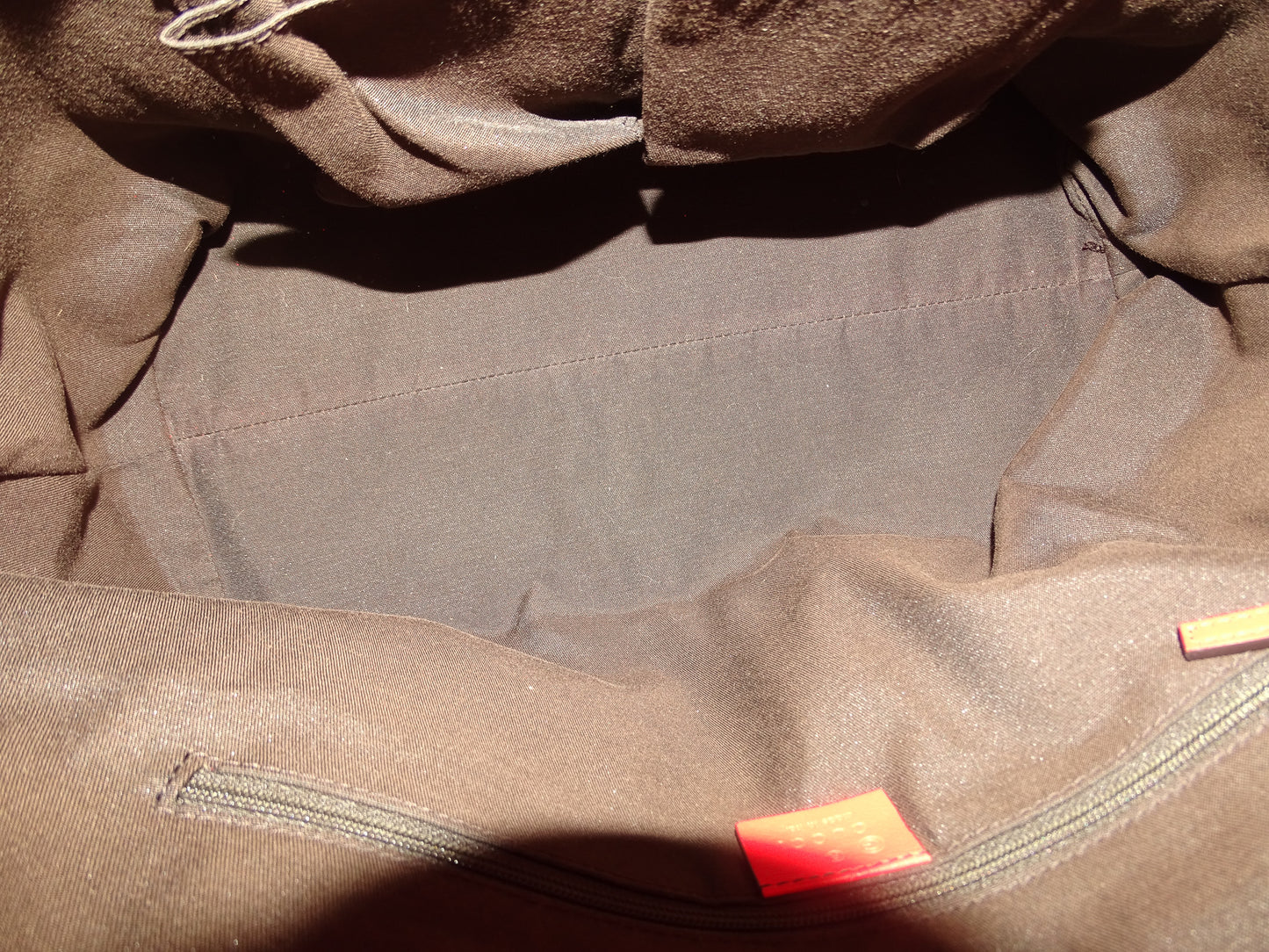 Gucci 2-Way Bag Red Guccissima Leather SHW