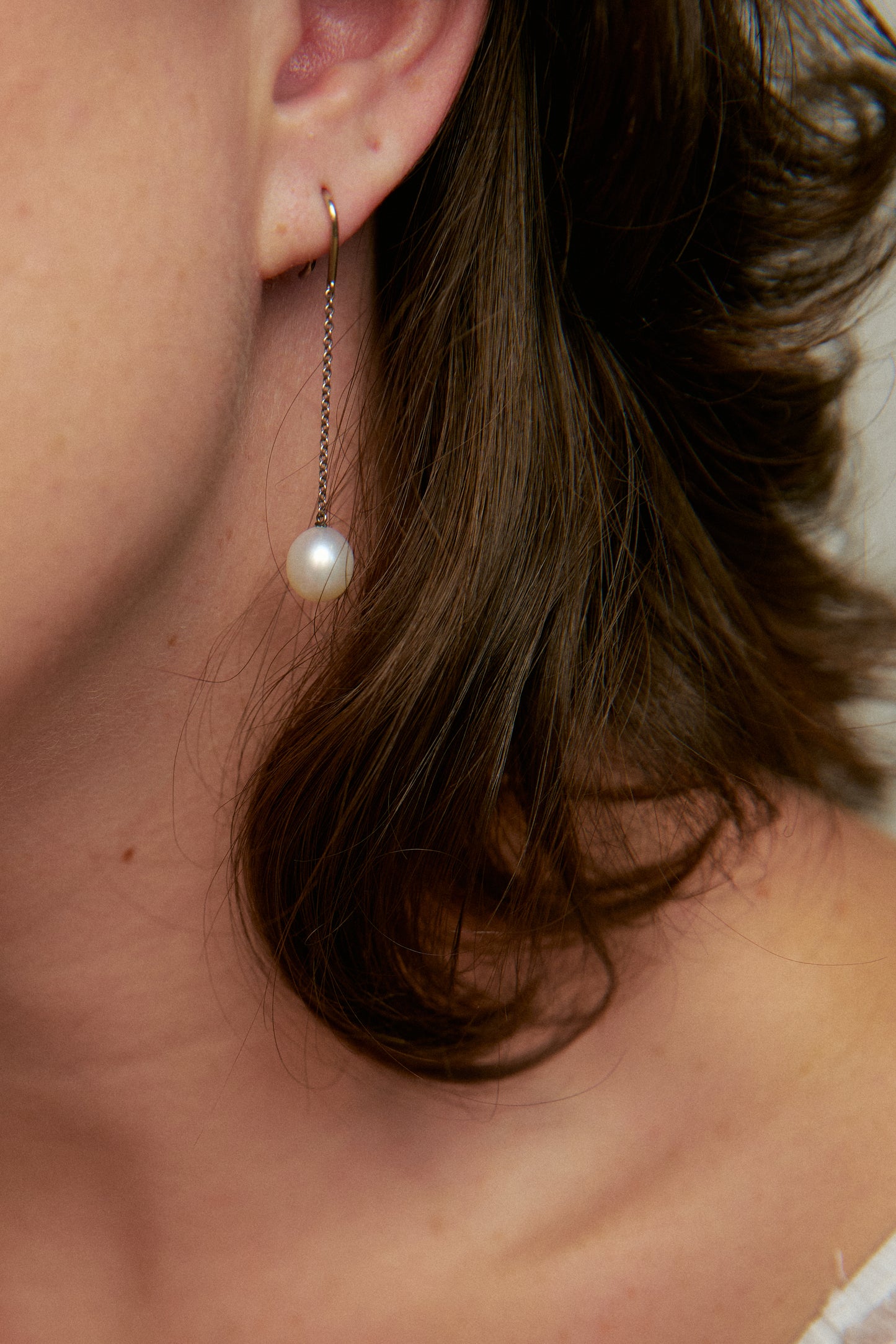 Tiffany & Co Elsa Peretti Sterling Silver Pearls By The Yard Drop Earrings