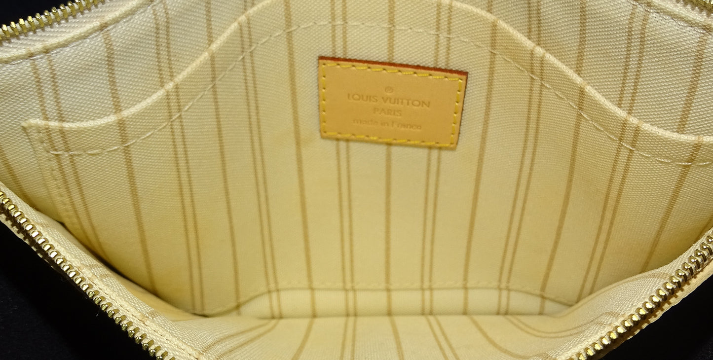 Louis Vuitton Neverfull Pochette Damier Azur MS0148
