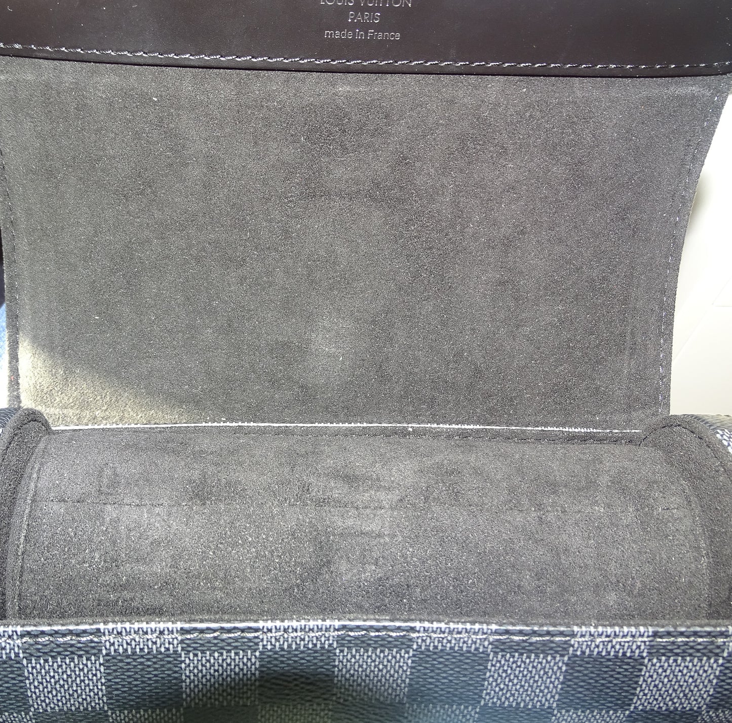 Louis Vuitton 3 Watch Roll Damier Graphite SN3280