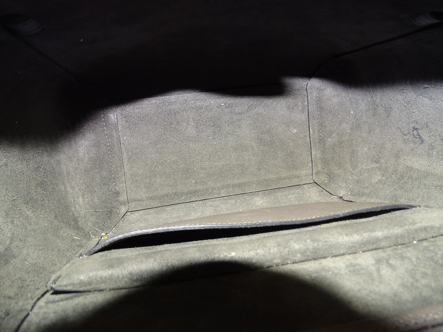 Celine Belt Bag Micro Grey Grained Calfskin 2022 (Includes added Celine Logo Strap)