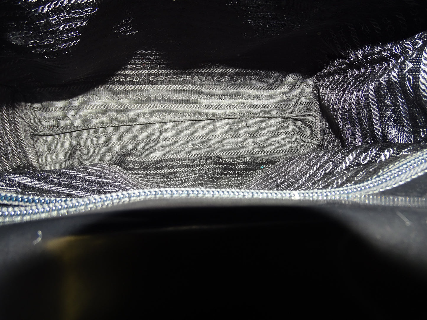 Prada Top Handle Bag Black Smooth Leather