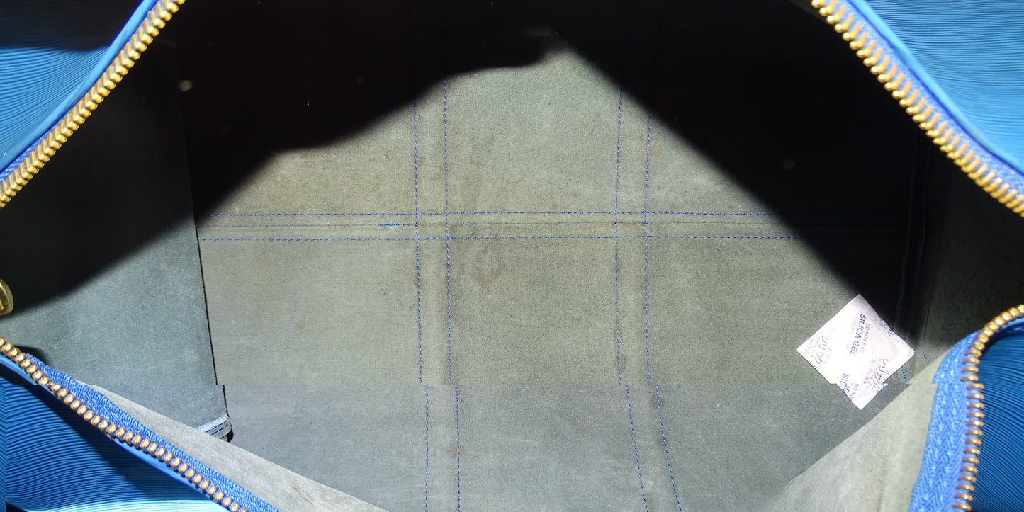 Louis Vuitton Epi Keepall 50 Toledo Blue