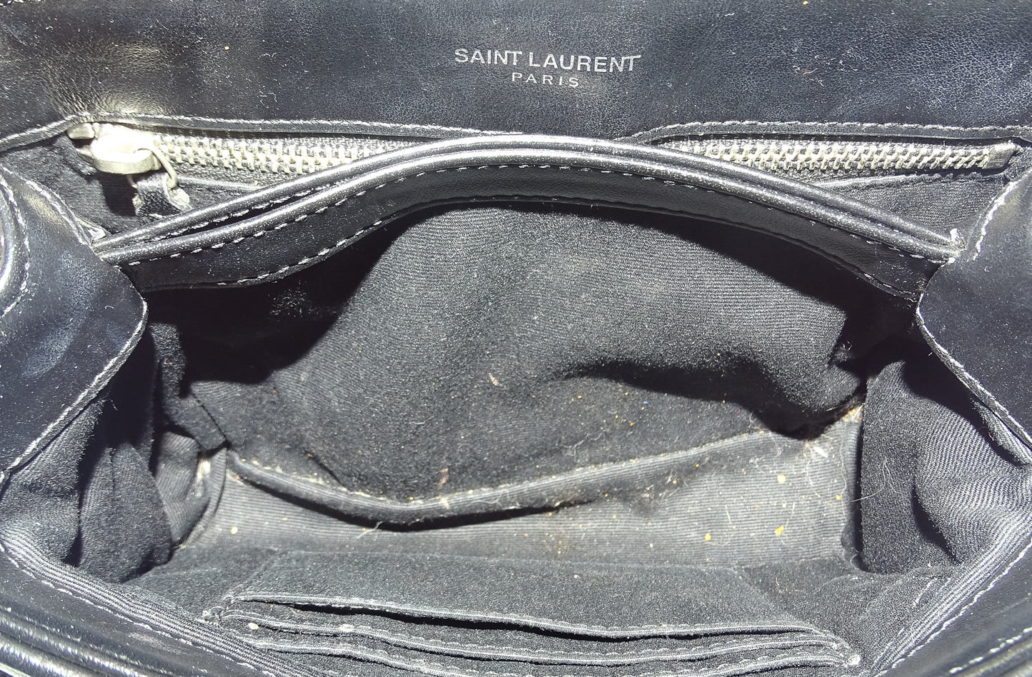 Saint Laurent Black Leather Toy Loulou 2017