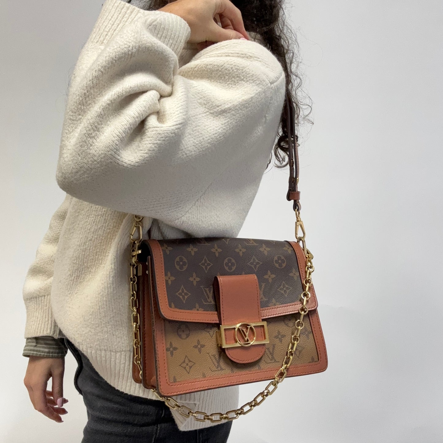 Louis Vuitton Dauphine MM Shoulder Bag