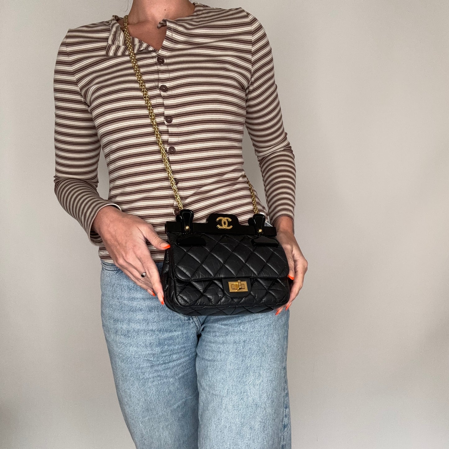 Chanel Reissue 2.55 224 Hanger Flap Ultra Rare
