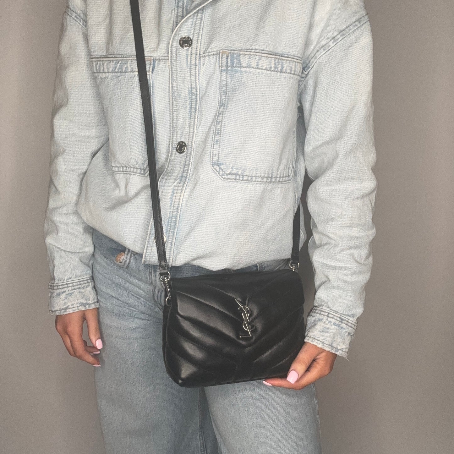 Saint Laurent Loulou Toy Black Silver Hardware 2020