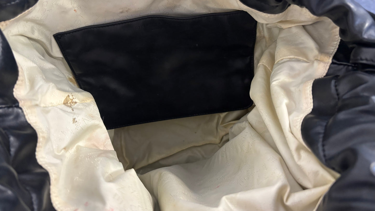 Stella McCartney Large Black Vinyl Falabella