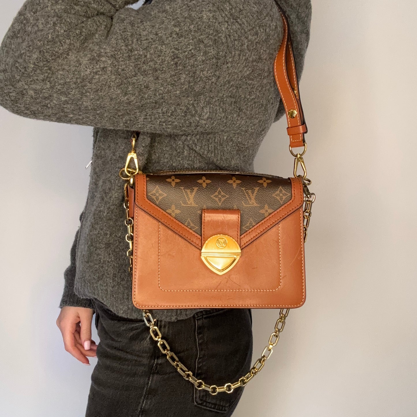 Louis Vuitton Reverse Monogram Retro Biface Bag PM FO4138 (2018)