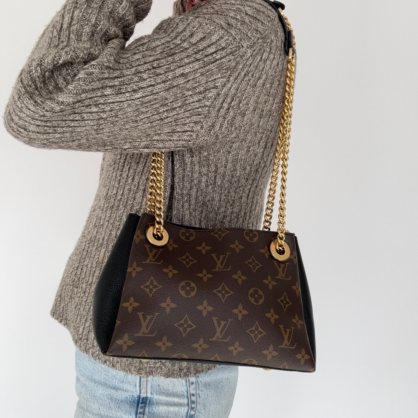Louis Vuitton Surene BB Monogram and Noir (NFID)