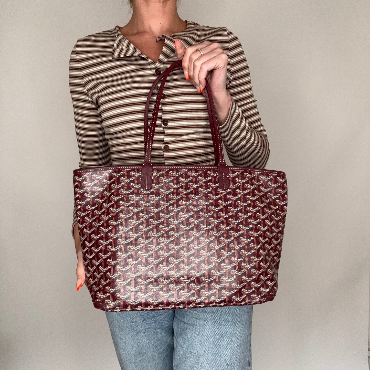 Goyard Artois PM Burgundy