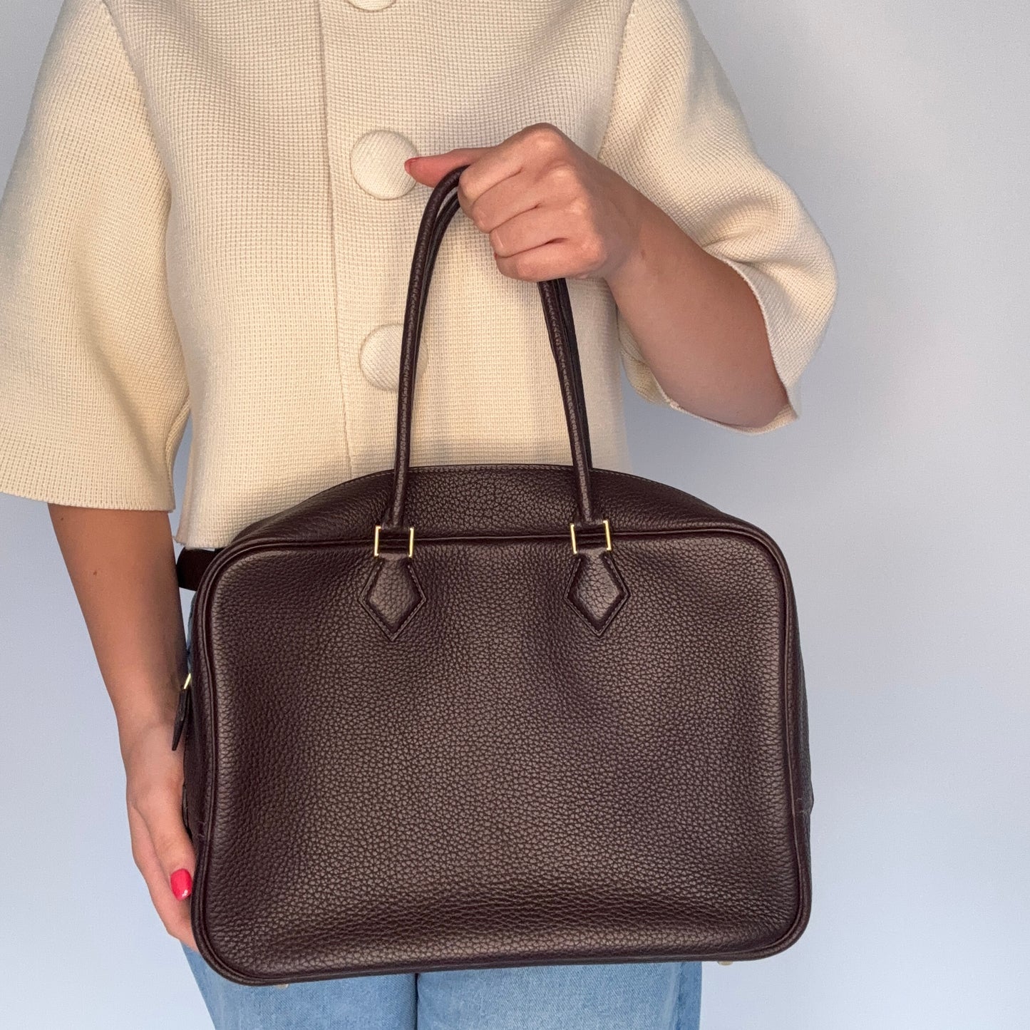 Hermes Plume 32 Raisin GHW 2003
