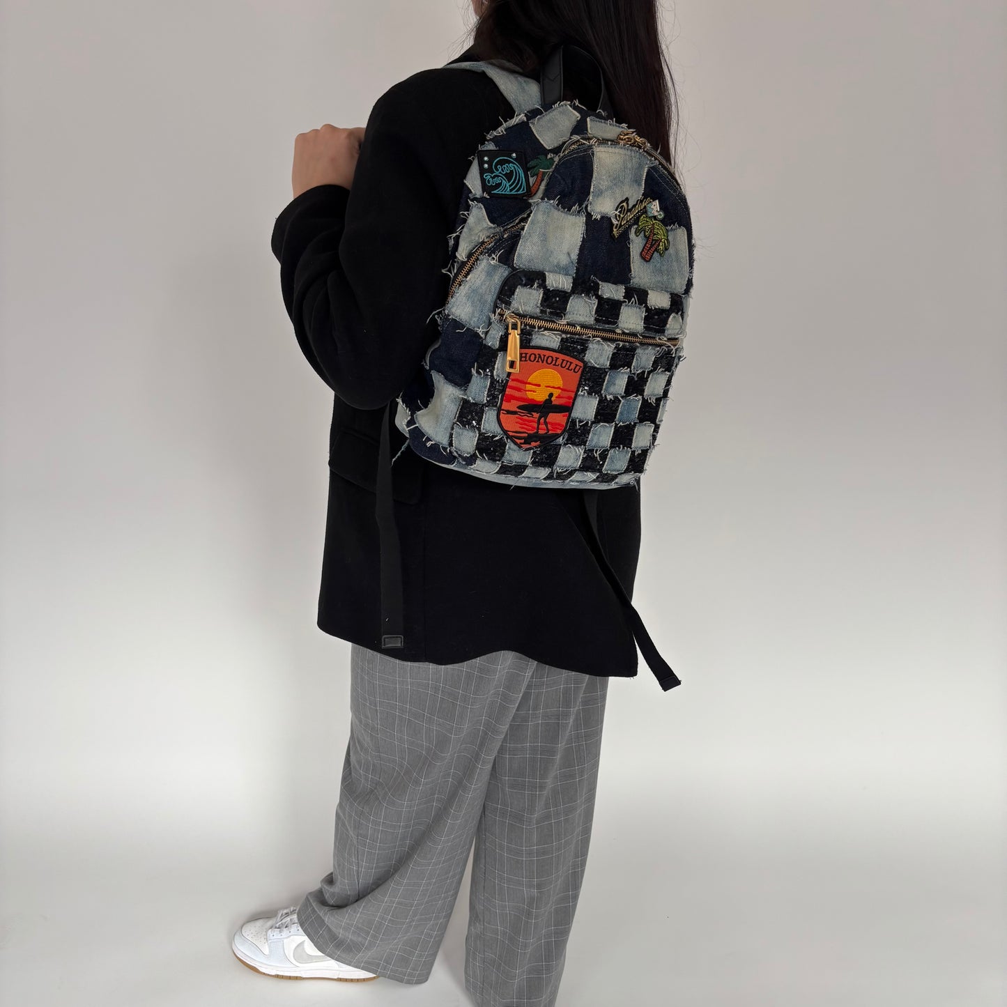 Marc Jacobs Denim Patch Paradise Backpack
