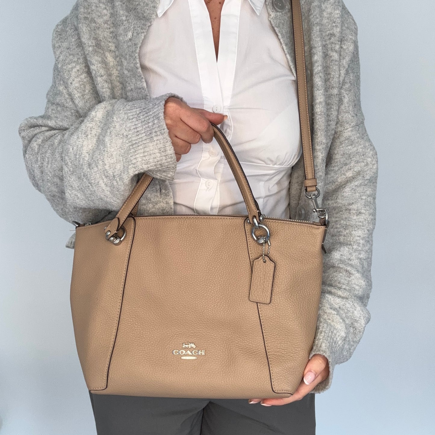 Coach Kacey Satchel In Dune