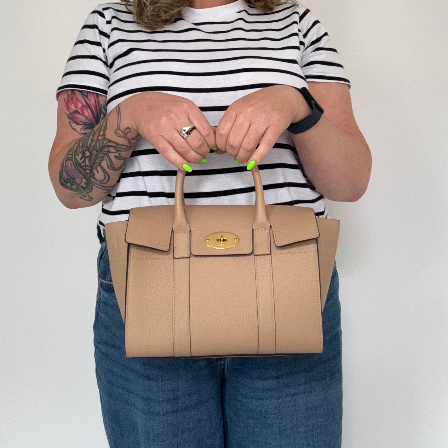 Mulberry Bayswater with Strap Small Rosewater