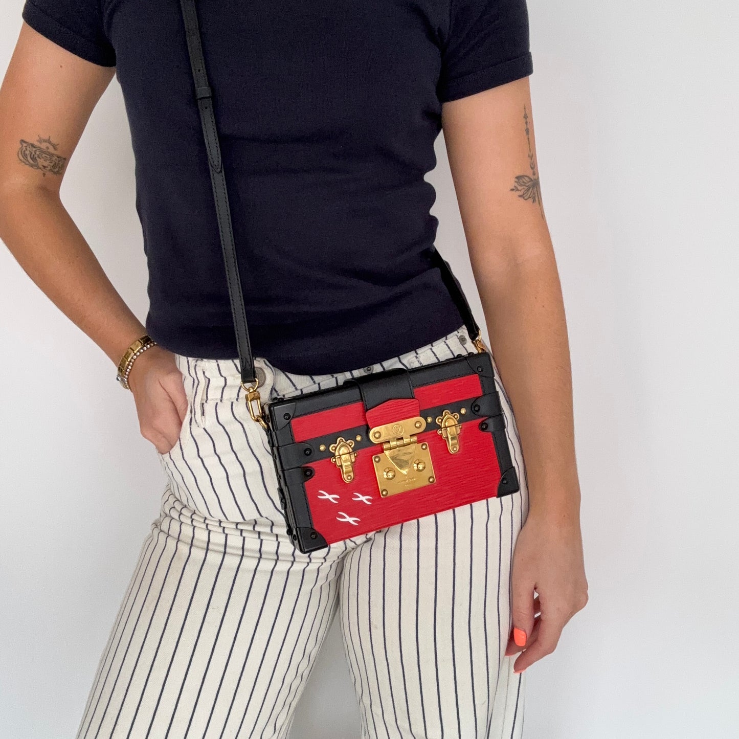 Louis Vuitton Petite Malle Limited Edition Trunk Bag FL5114