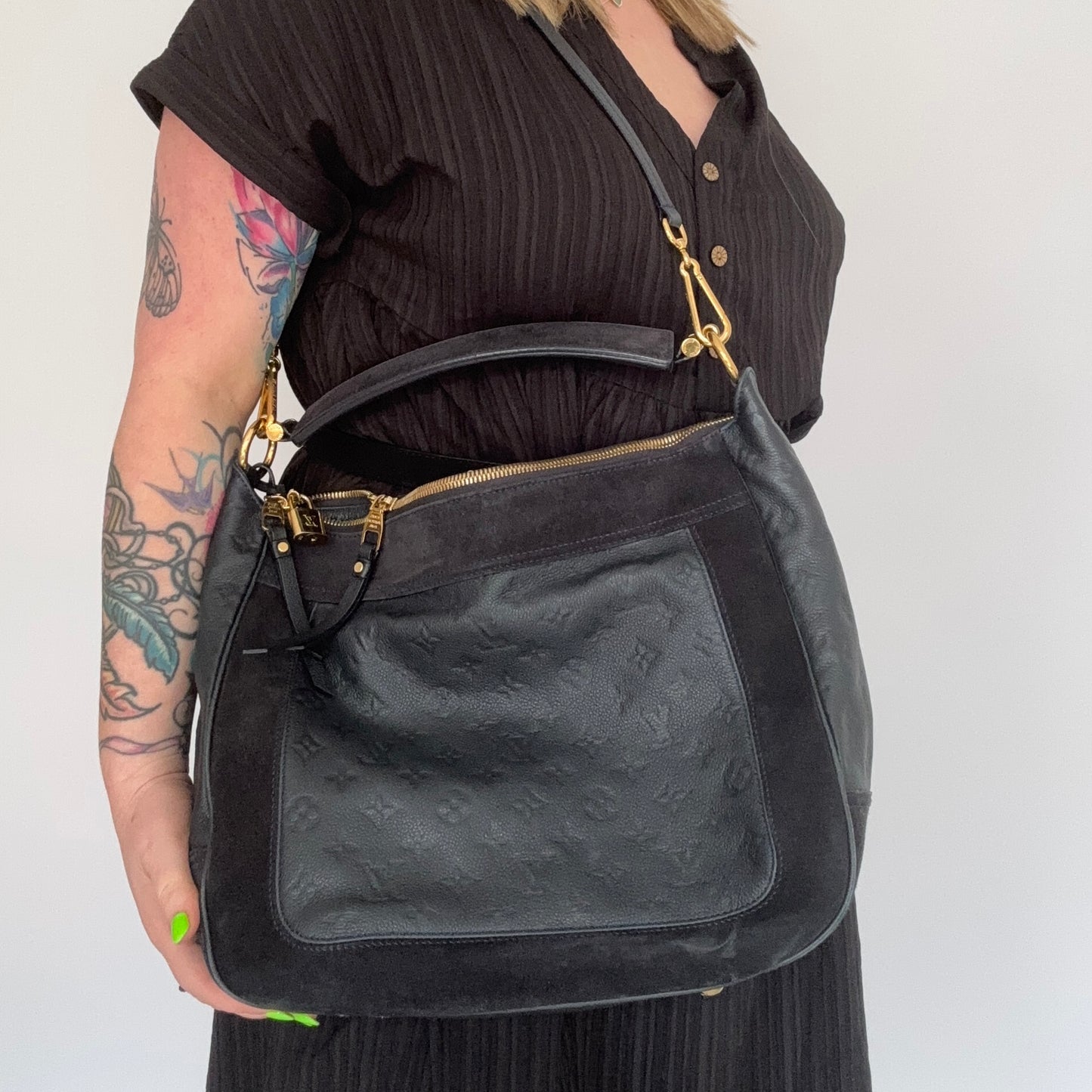 Louis Vuitton Audacieuse MM In Monogram Empreinte Leather
