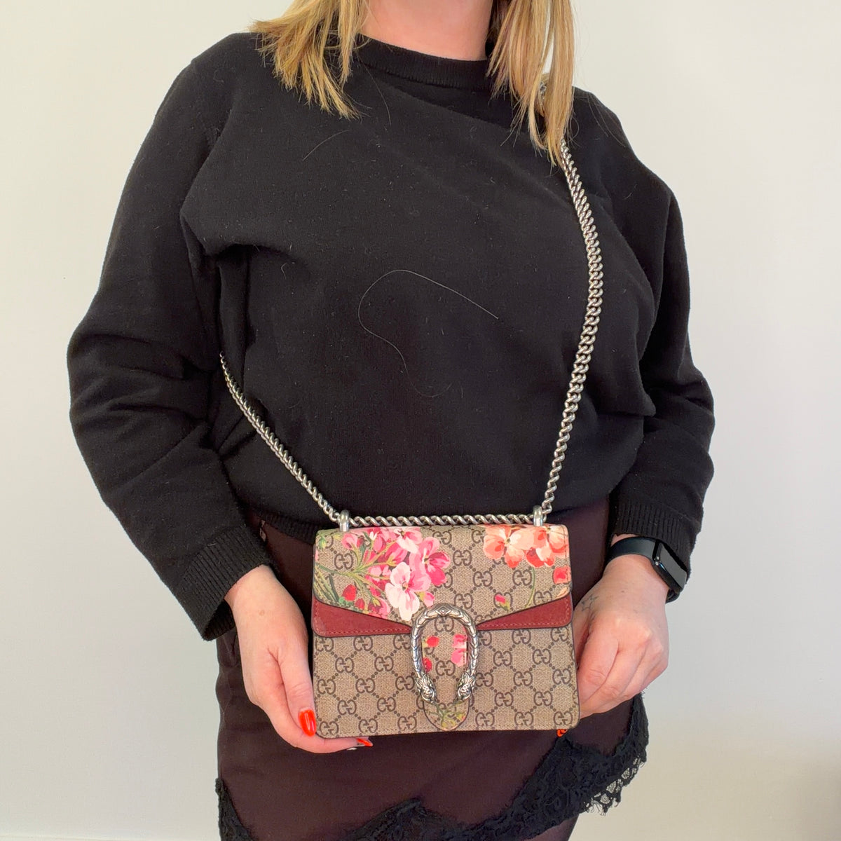 Gucci Dionysus Blooms Mini GG Supreme