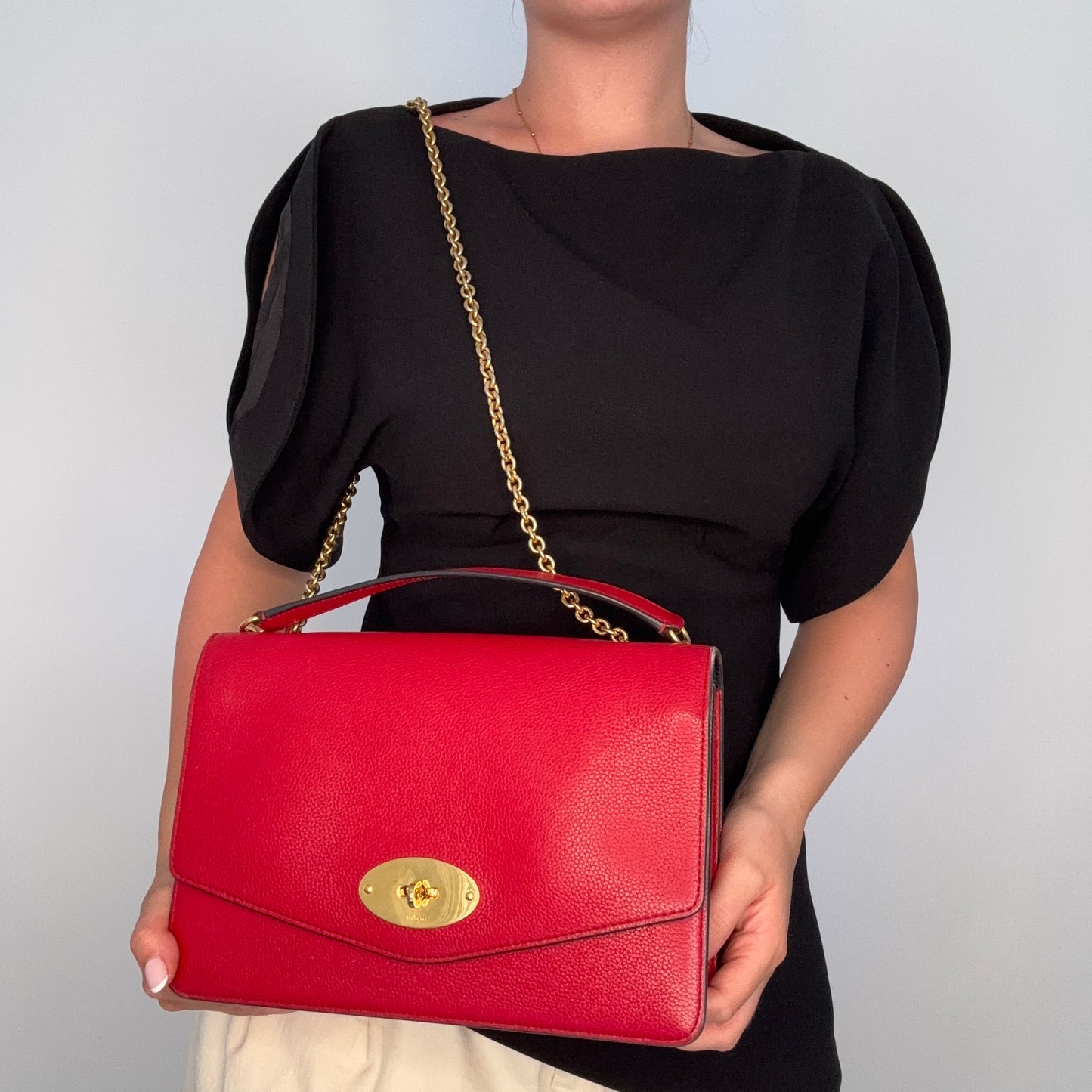 Mulberry Darley Large Red