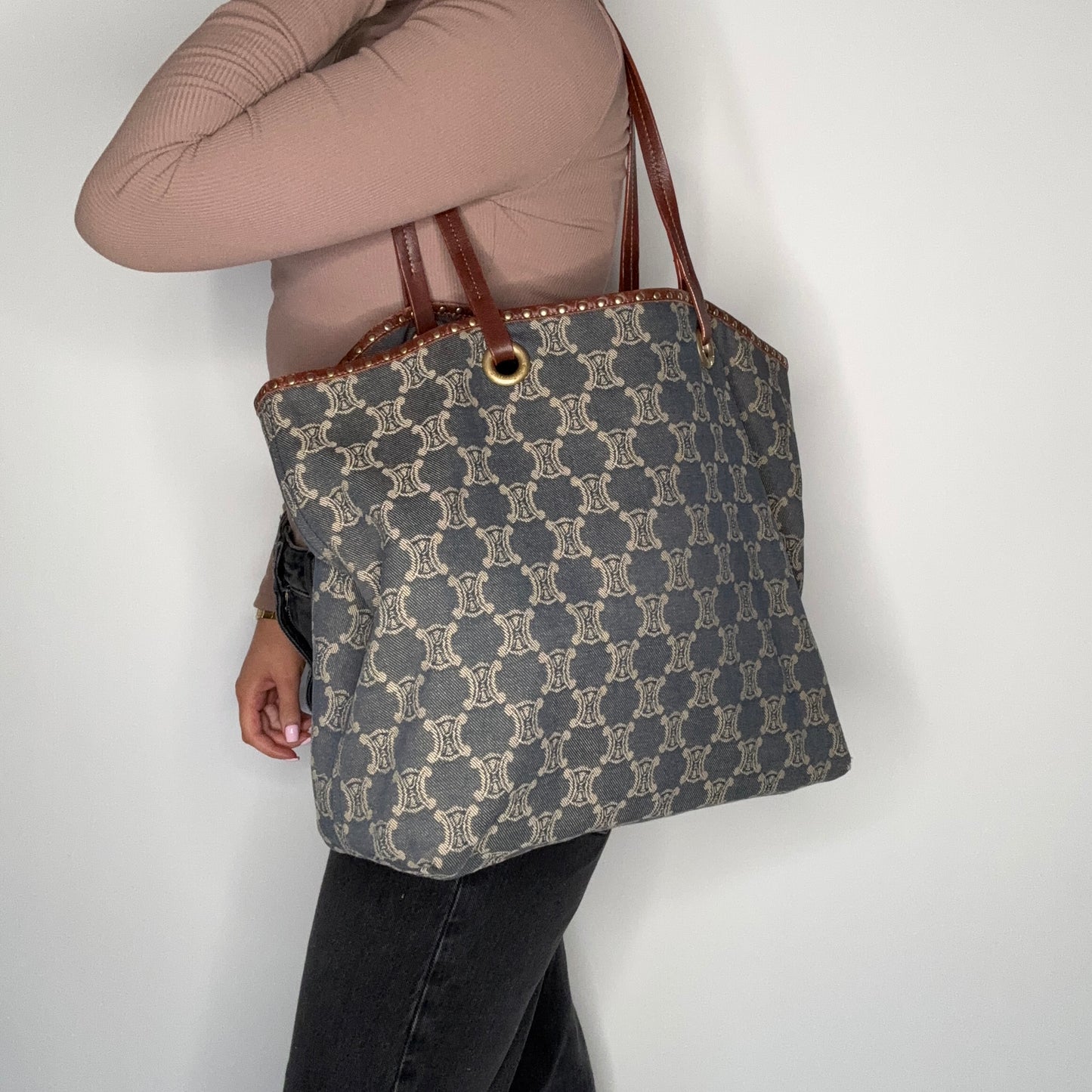 Celine Denim Tote Bag Vintage