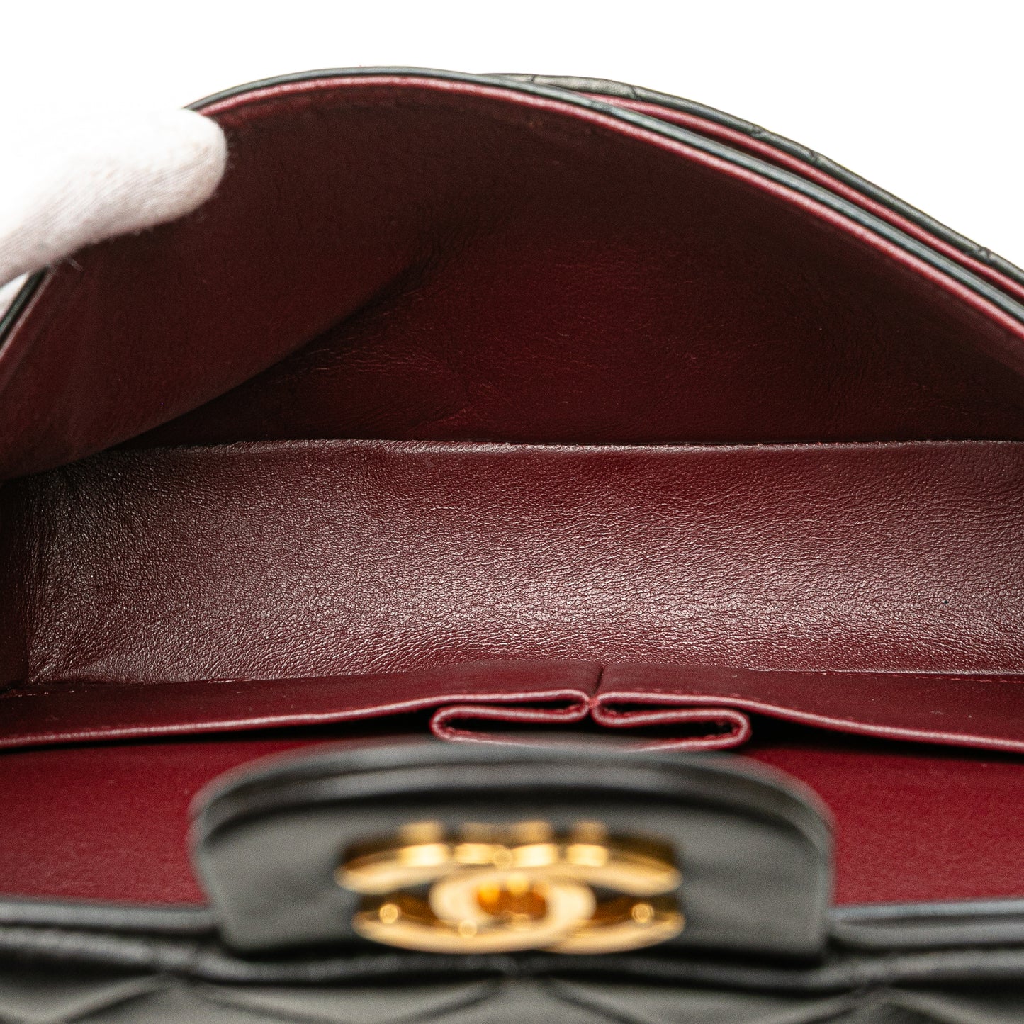 Medium Classic Lambskin Double Flap Image# 4