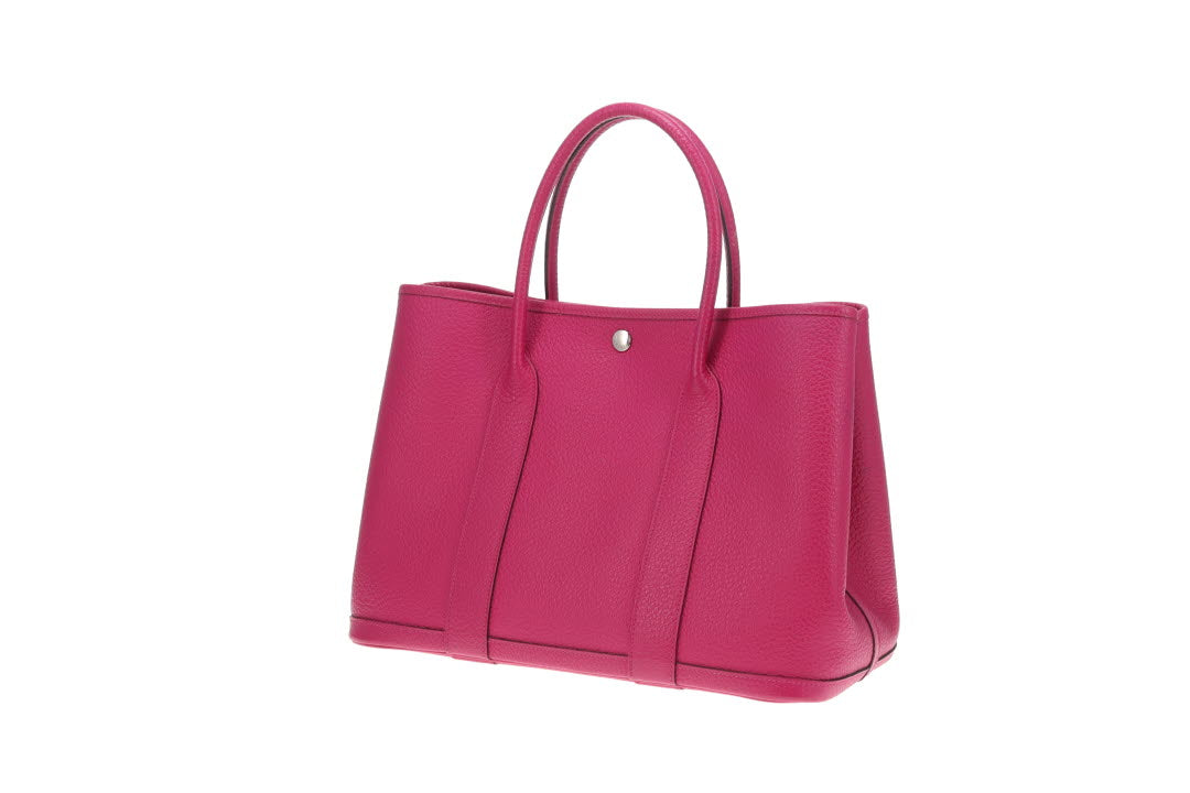 Hermes Garden Party 36 Rose Pourpre Negonda Leather 2018