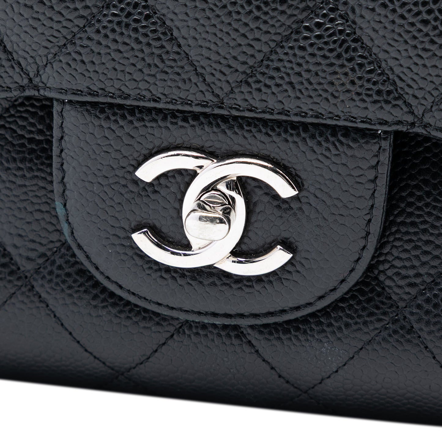 Jumbo Classic Caviar Double Flap Image# 6