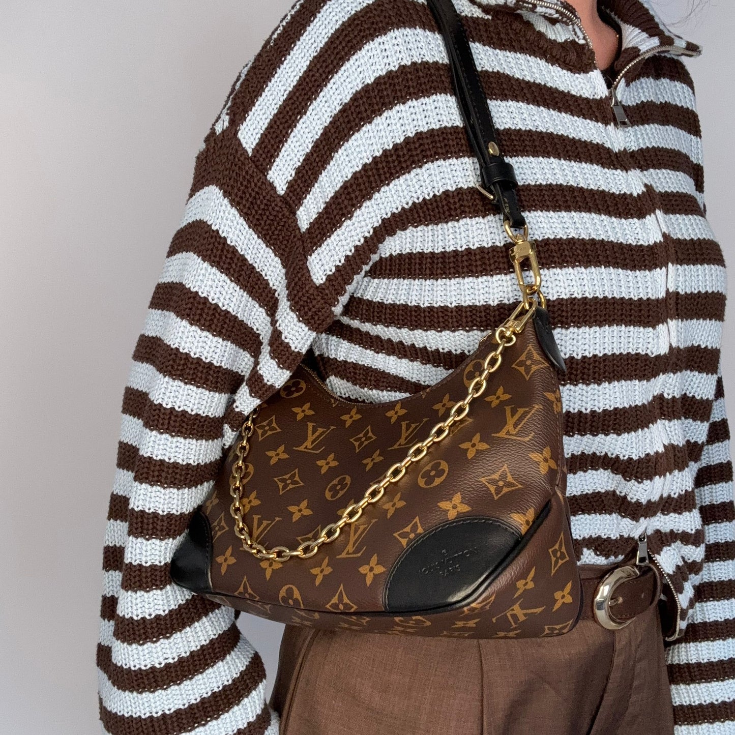 Louis Vuitton Boulogne PM NM Monogram and Noir