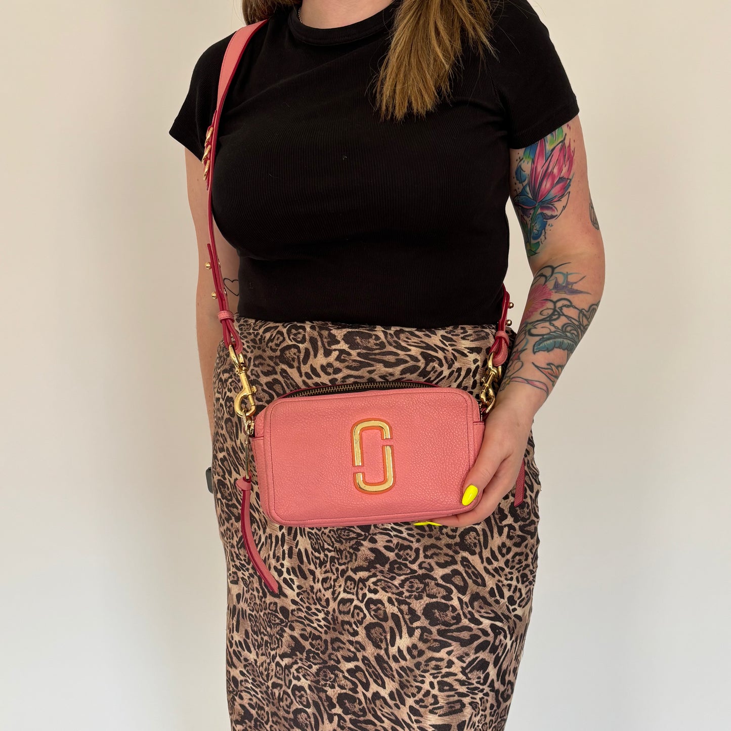 Marc Jacobs Softshot 21 Pink Crossbody