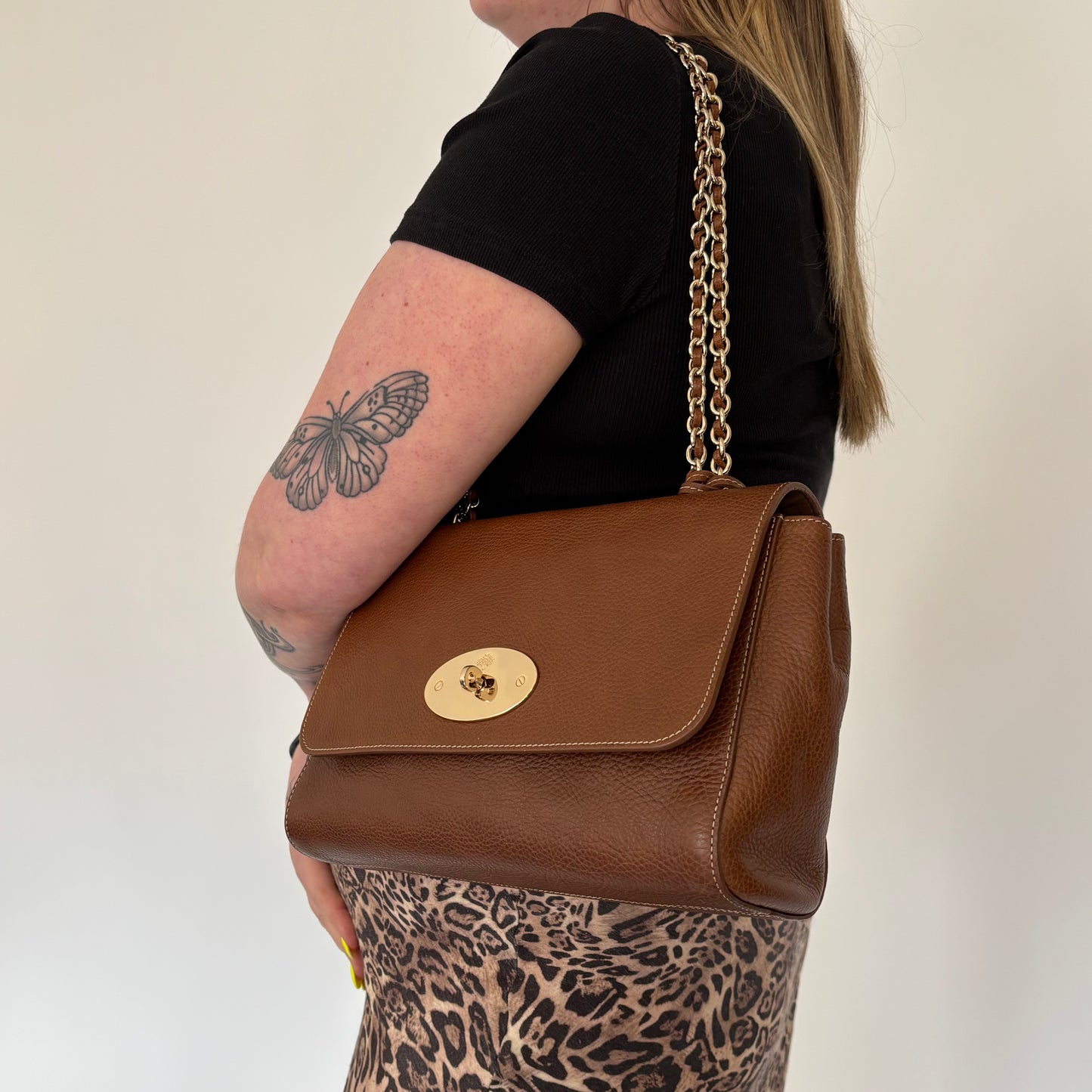 Mulberry Brown NVT Grained Medium Lily