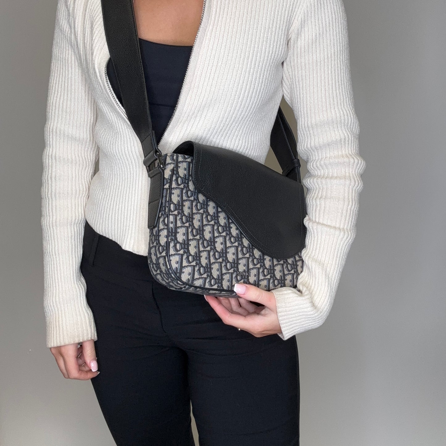 Dior Small Saddle Messenger Oblique