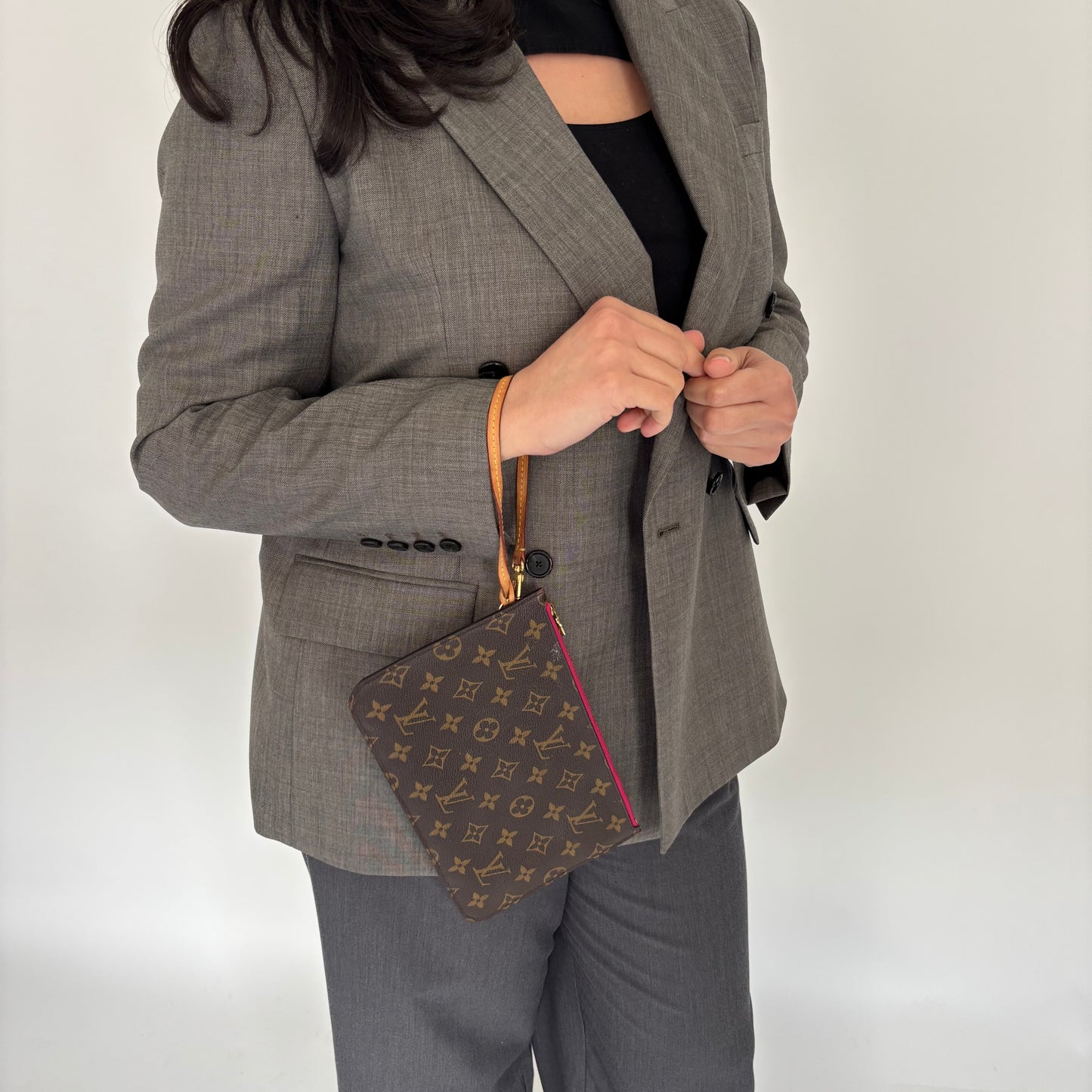 Louis Vuitton Monogram Neverfull Pochette (CA2138 - 2018)