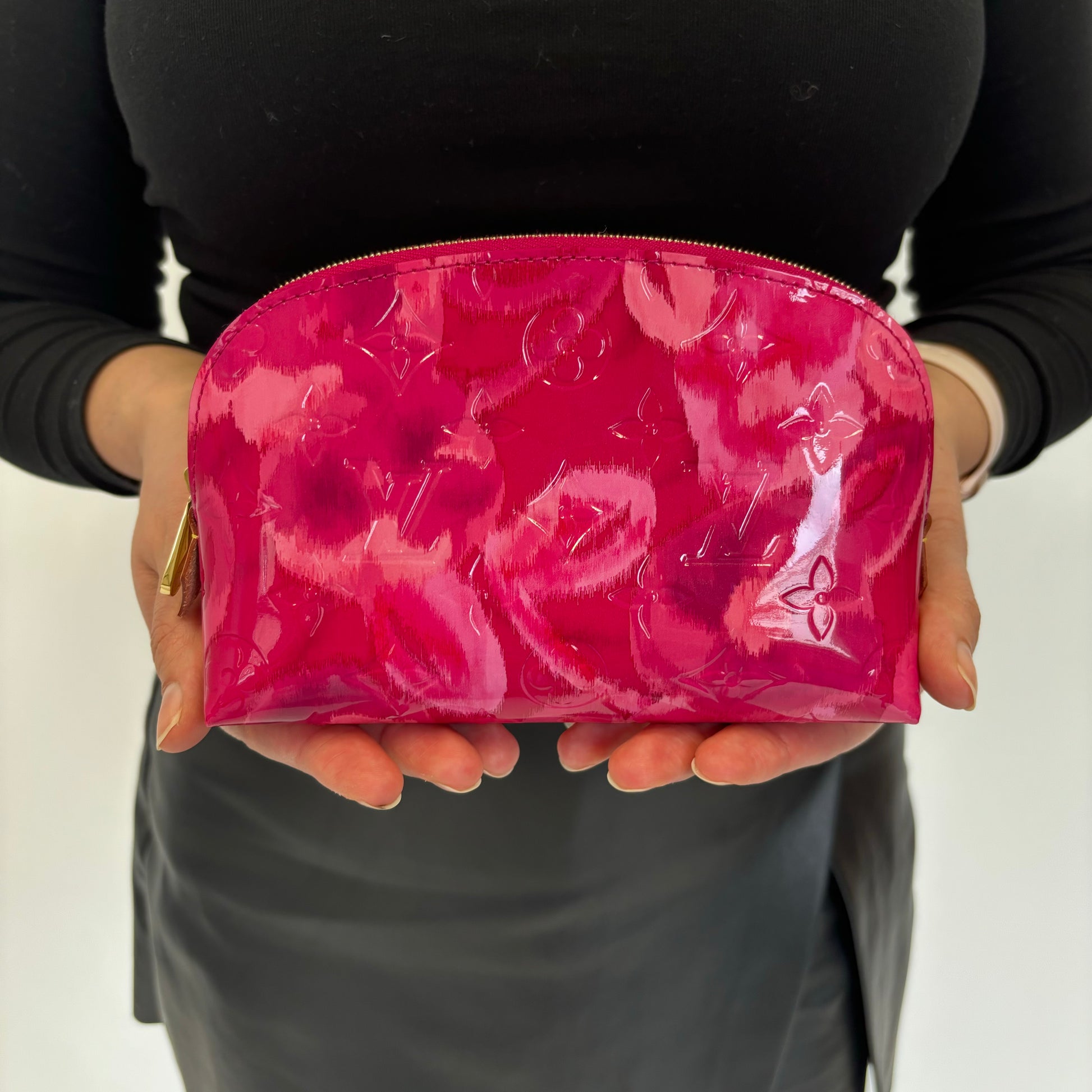 Louis Vuitton Ikat Collection Pink Cosmetic Case Vernis CA1113