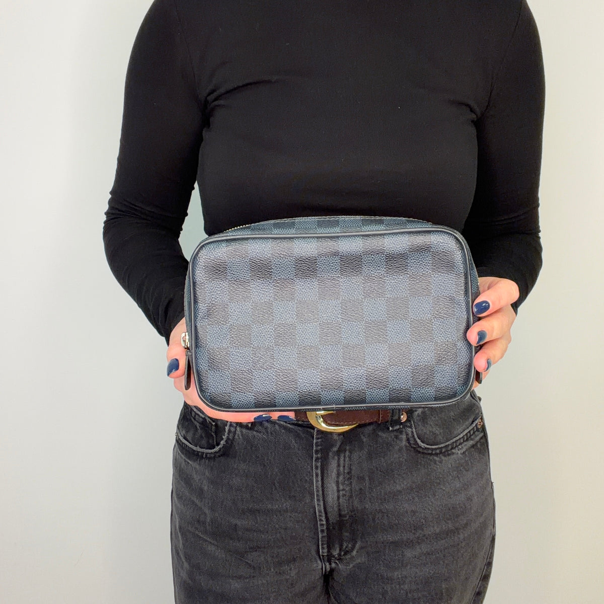Louis Vuitton Toiletry Pouch PM Damier Graphite BA4144 - 2014