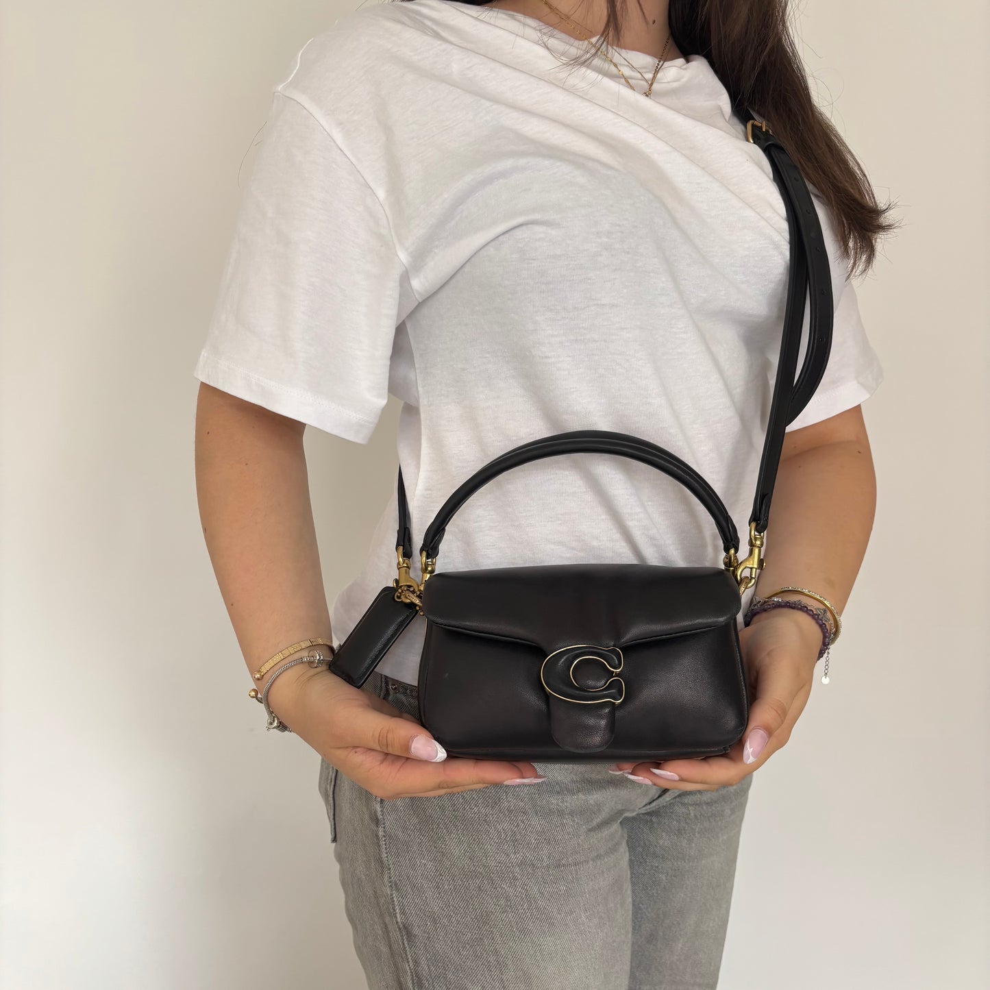 Coach Pillow Tabby 18 Black GHW