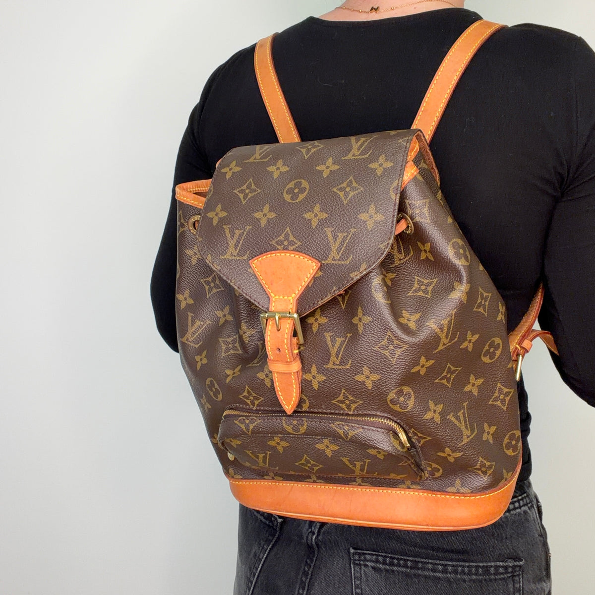 Louis Vuitton Montsouris Backpack PM Monogram Sp0999 - 1999