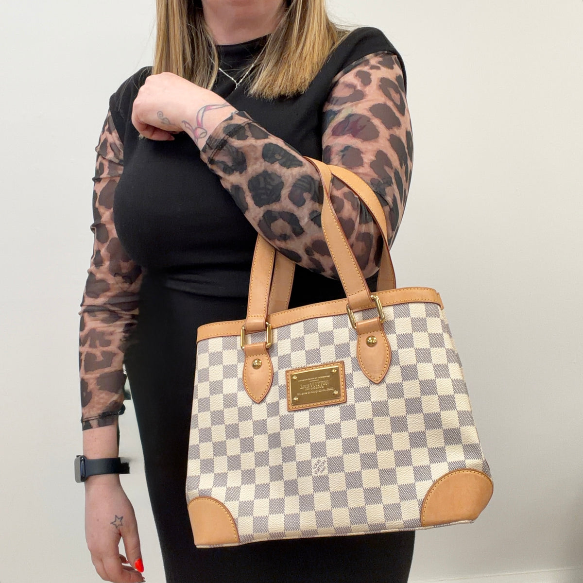 Louis Vuitton Hampstead PM Damier Azur CA4069