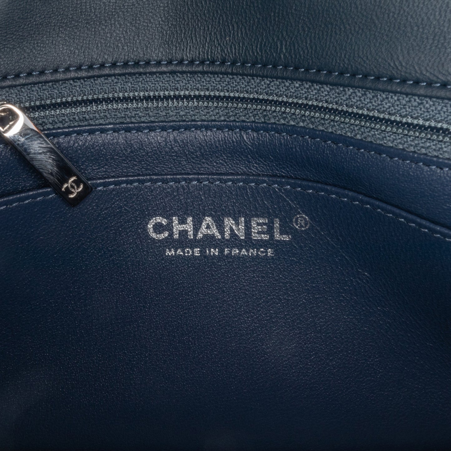 Mini Square Classic Lambskin Single Flap Image# 5