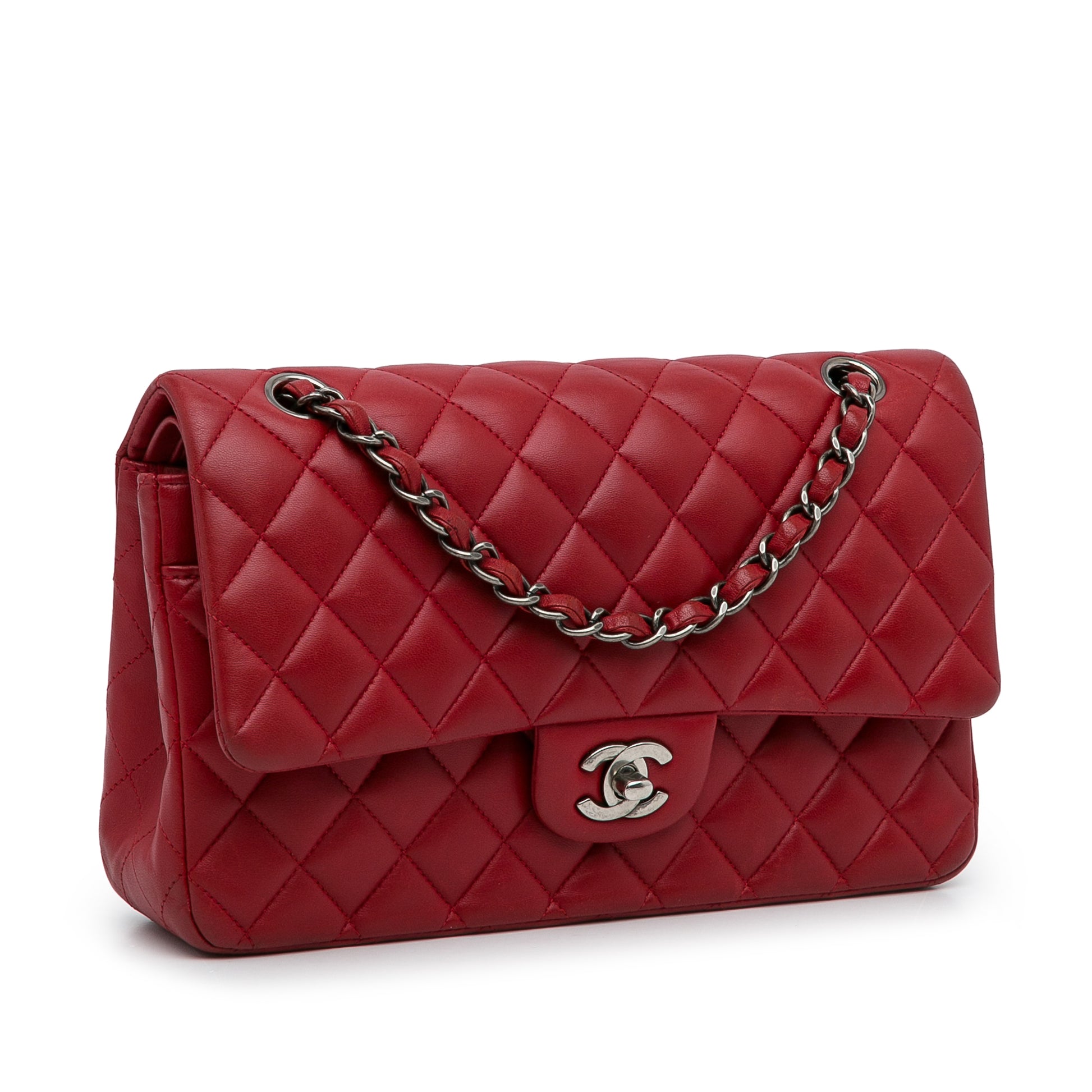 Medium Classic Lambskin Double Flap Image# 2