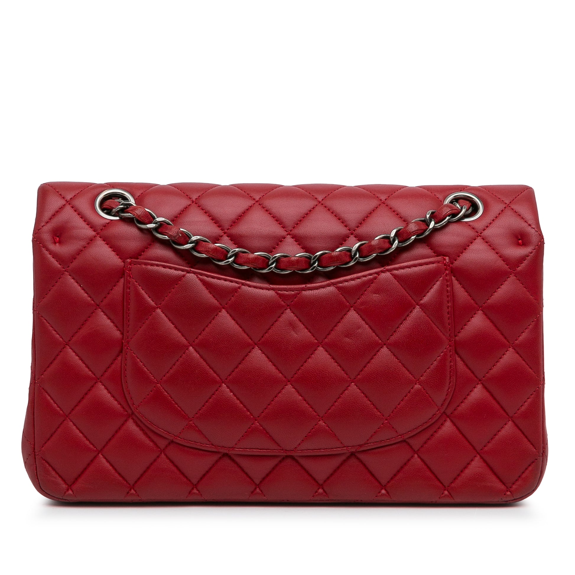 Medium Classic Lambskin Double Flap Image# 3